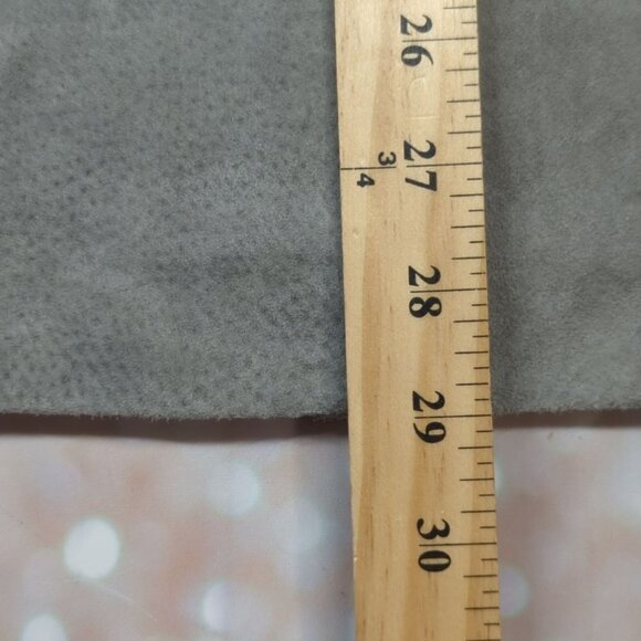 Dennis Basso Grey Suede Jacket with Matching Scarf, Women's Small NWT - Picture 7 of 12